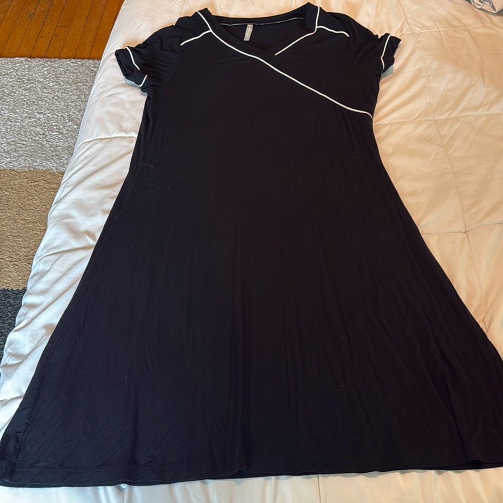 HANNA ANDERSSON COMFY women’s black dress size large XL